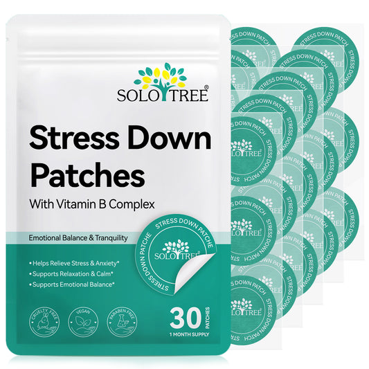 SoloTree: 30's Natural Transdermal Stress Support Patches