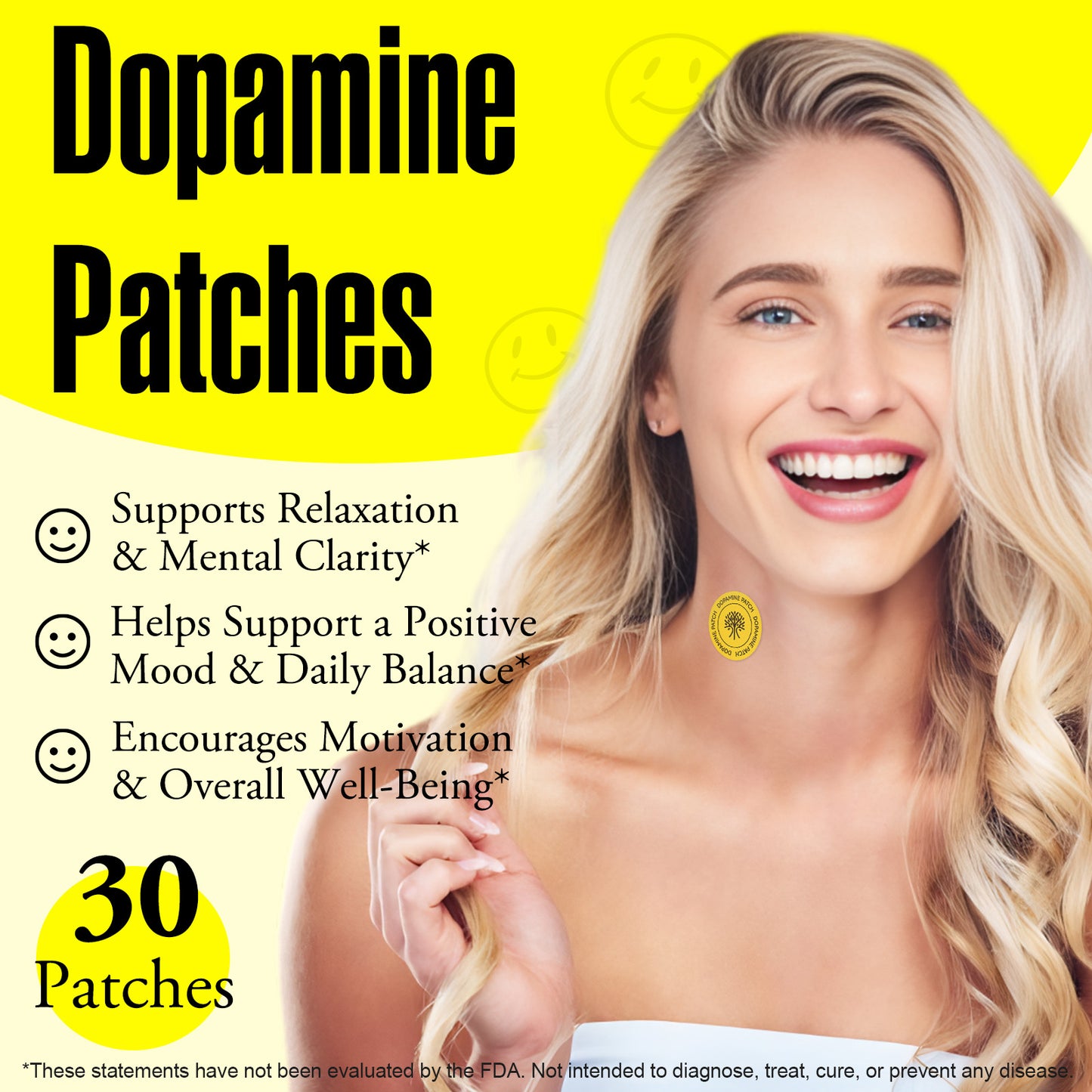 Acentialabs: 30's Transdermal Wellness Patches— Dopamine