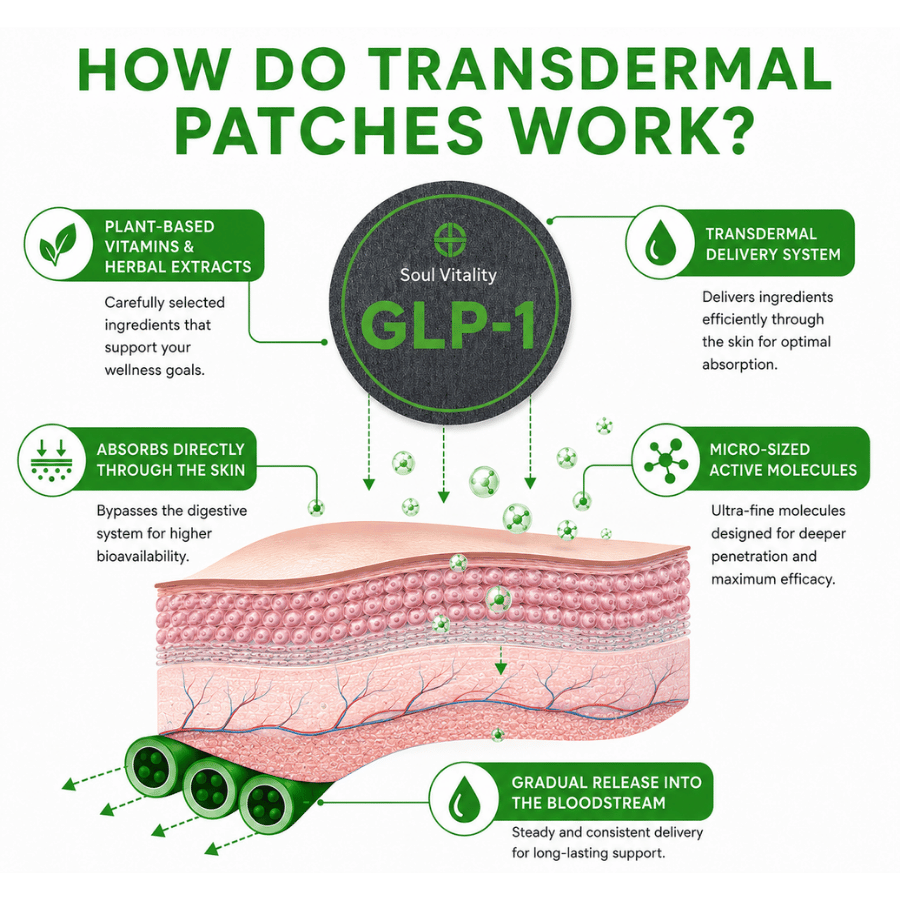GLP-1 Metabolic Patch (60-Day Supply)