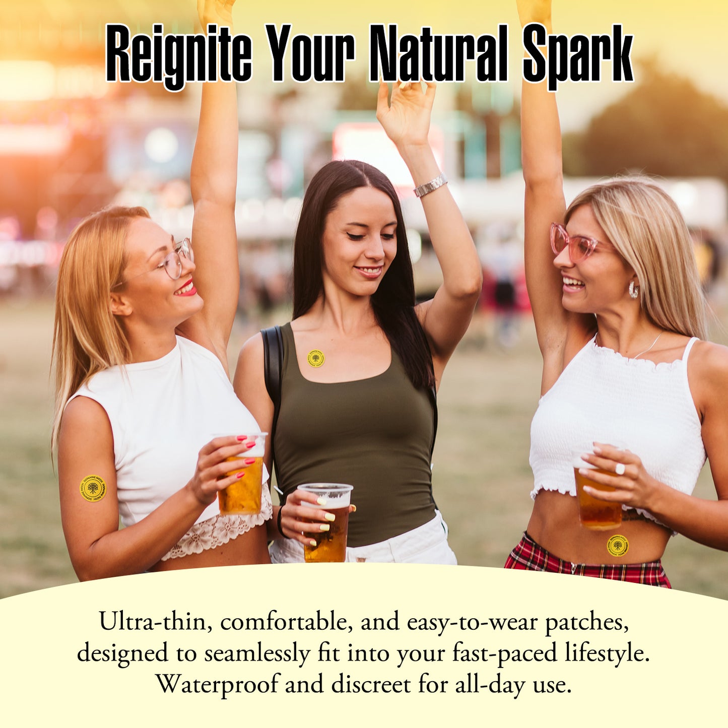 Acentialabs: 30's Transdermal Wellness Patches— Dopamine