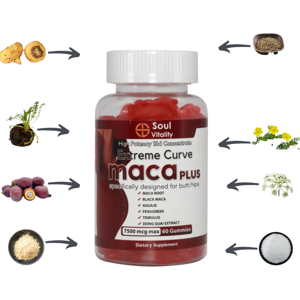 Maca Plus Extreme Curve Gummies - 60 Dietary Gummies