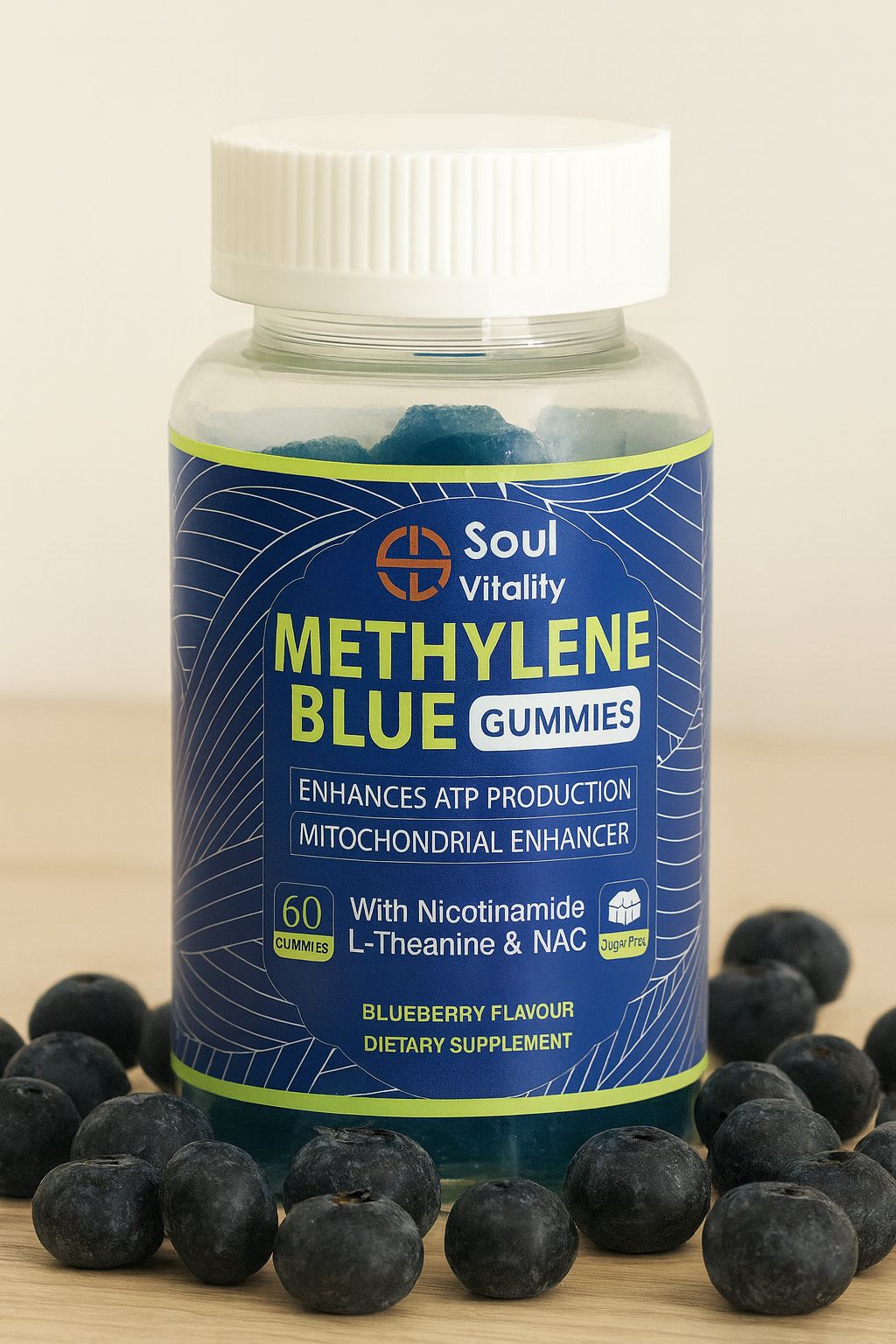 Mitochondrial Energy & Cognitive Support Methylene Blue Gummies