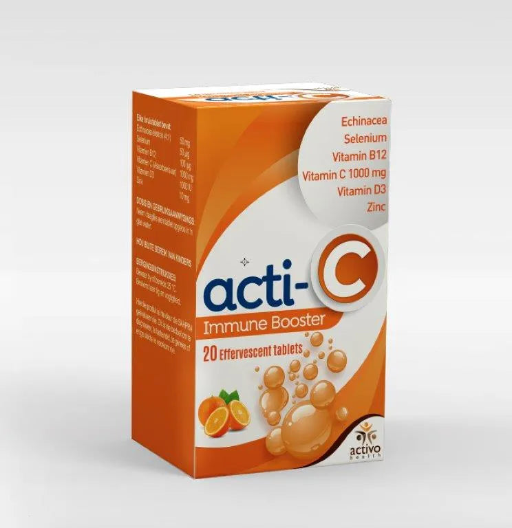 Acti-C Immune Booster-  Effervescent Tablets 20's  (3Pack)