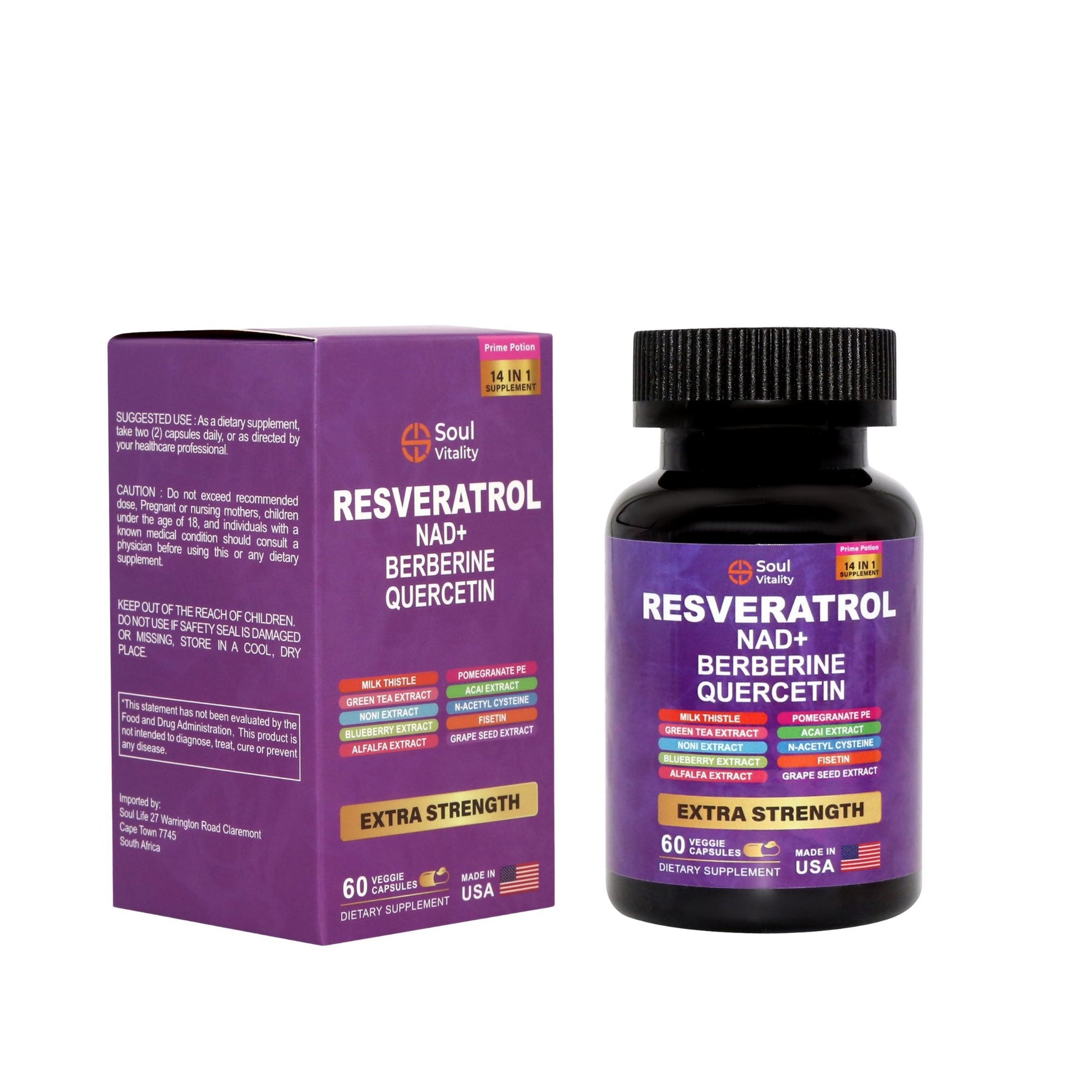 Resveratrol Longevity Complex (60 Capsules)