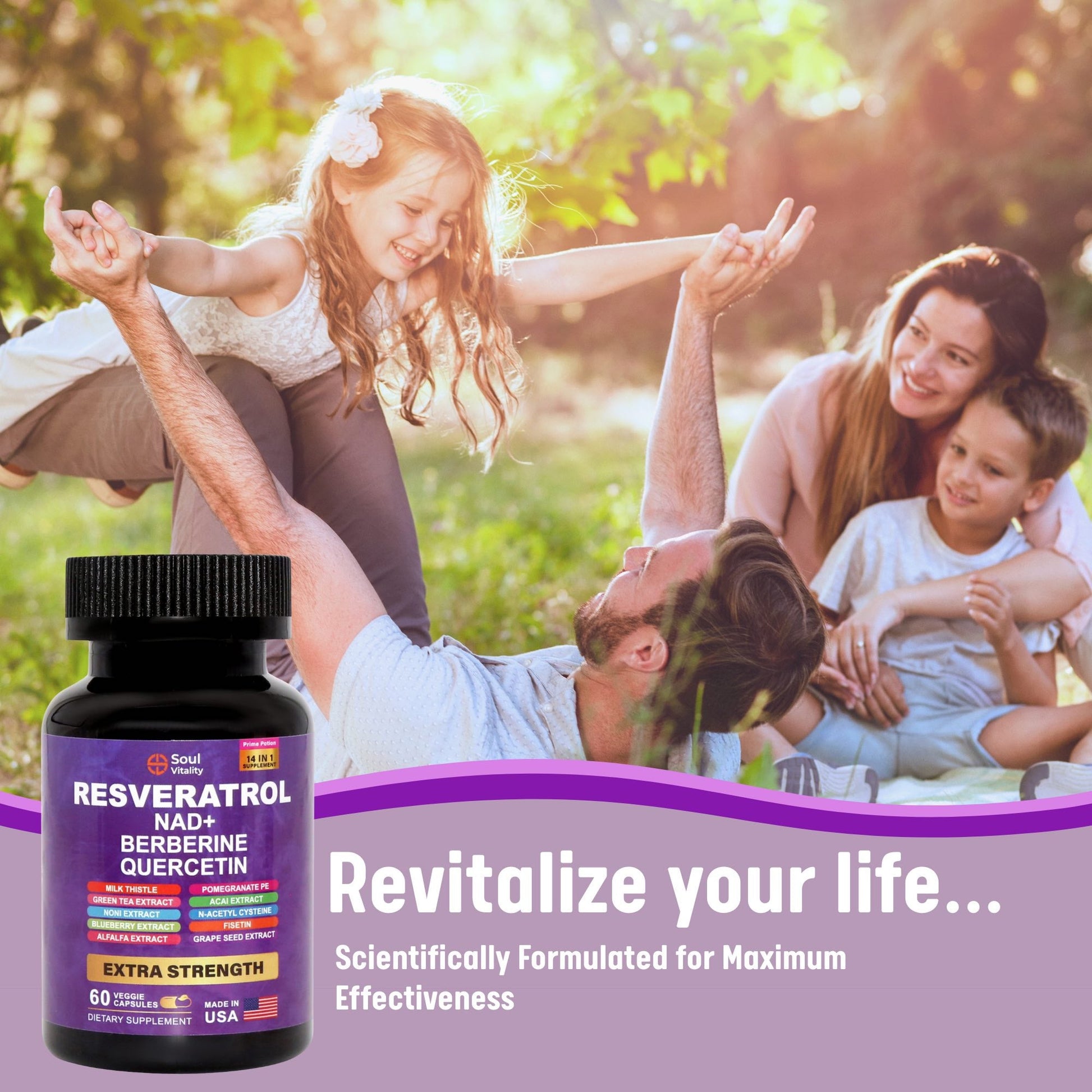Resveratrol Longevity Complex (60 Capsules)