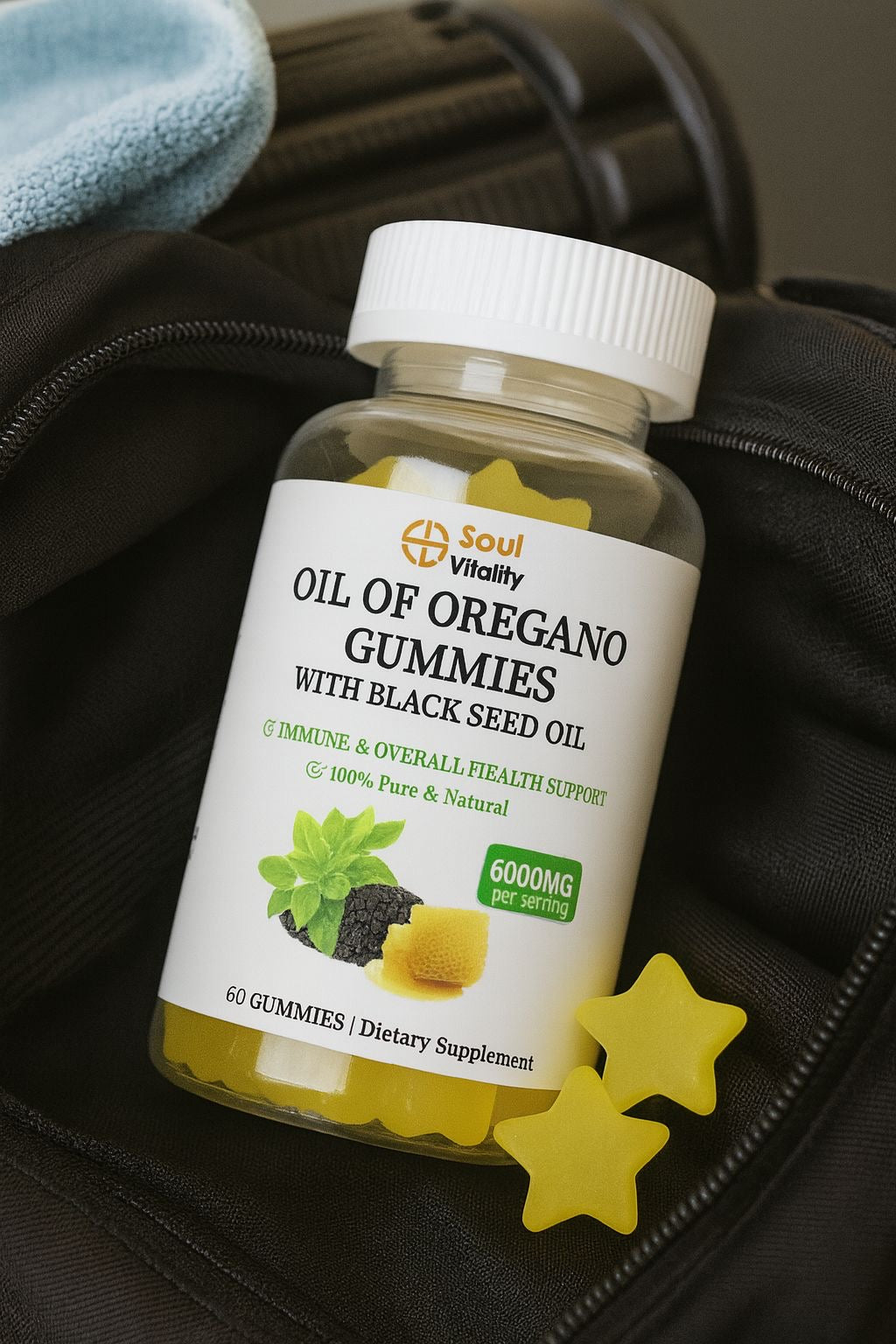 Oil of Oregano Gummies with Black Seed Oil & Vitamin D3