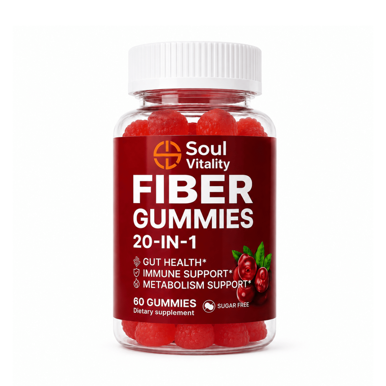 Fiber Gummies 20-in-1 – Gut Health, Immune & Metabolism Support