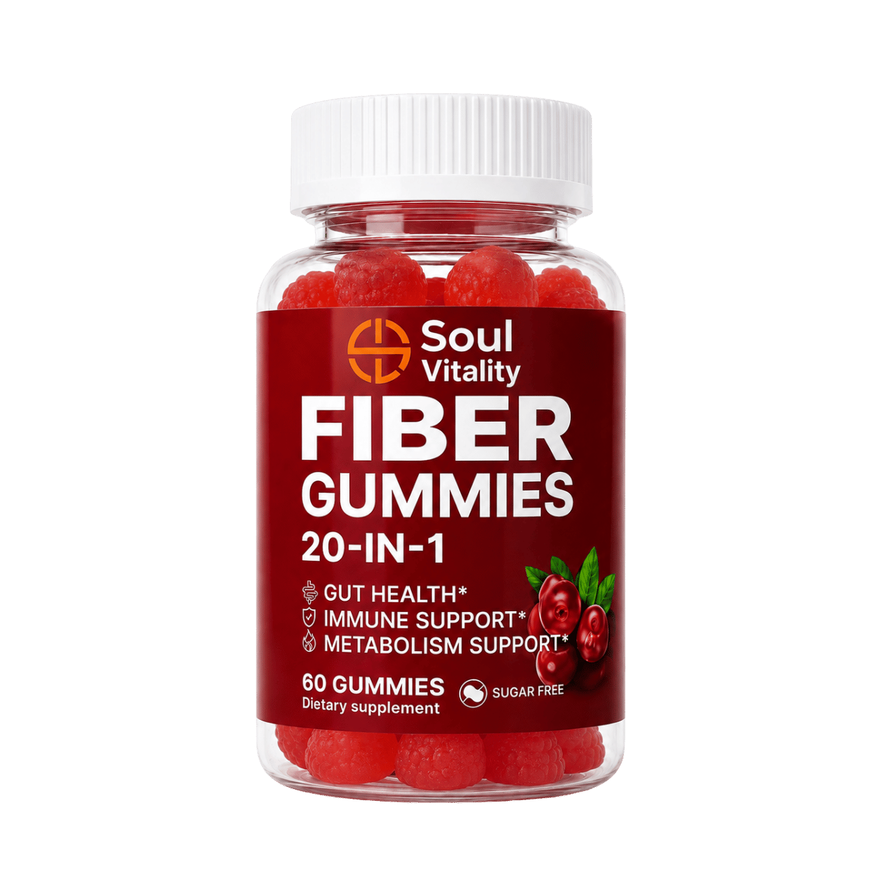 Fiber Gummies 20-in-1 – Gut Health, Immune & Metabolism Support
