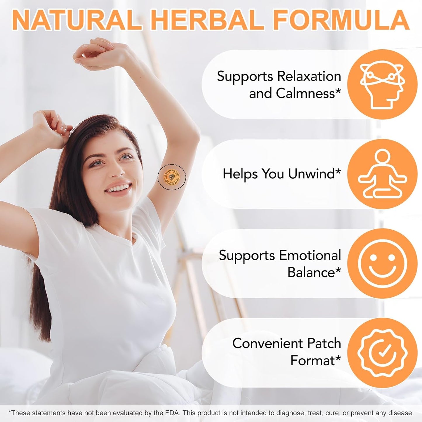 Acentialabs: 30's Transdermal Wellness Patches— Stress Down