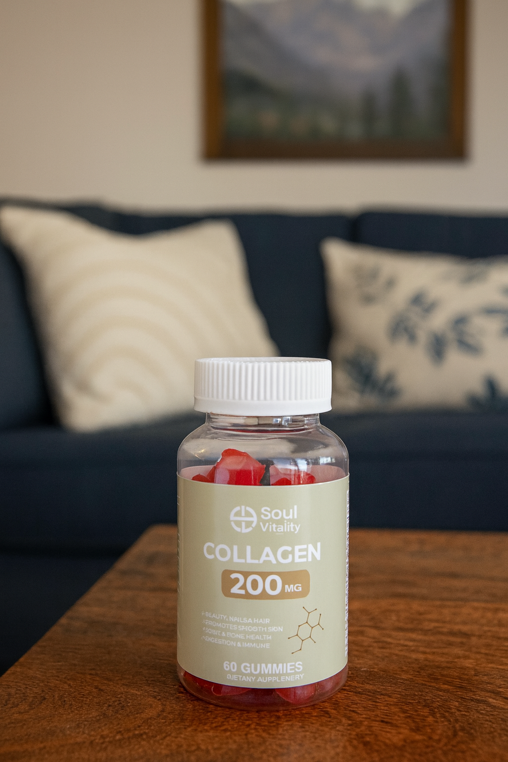 200mg Collagen - 60 Dietary Supplement Gummies