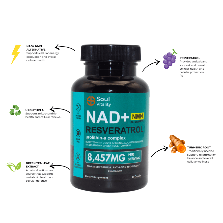 NAD+ NMN Alternative Resveratrol