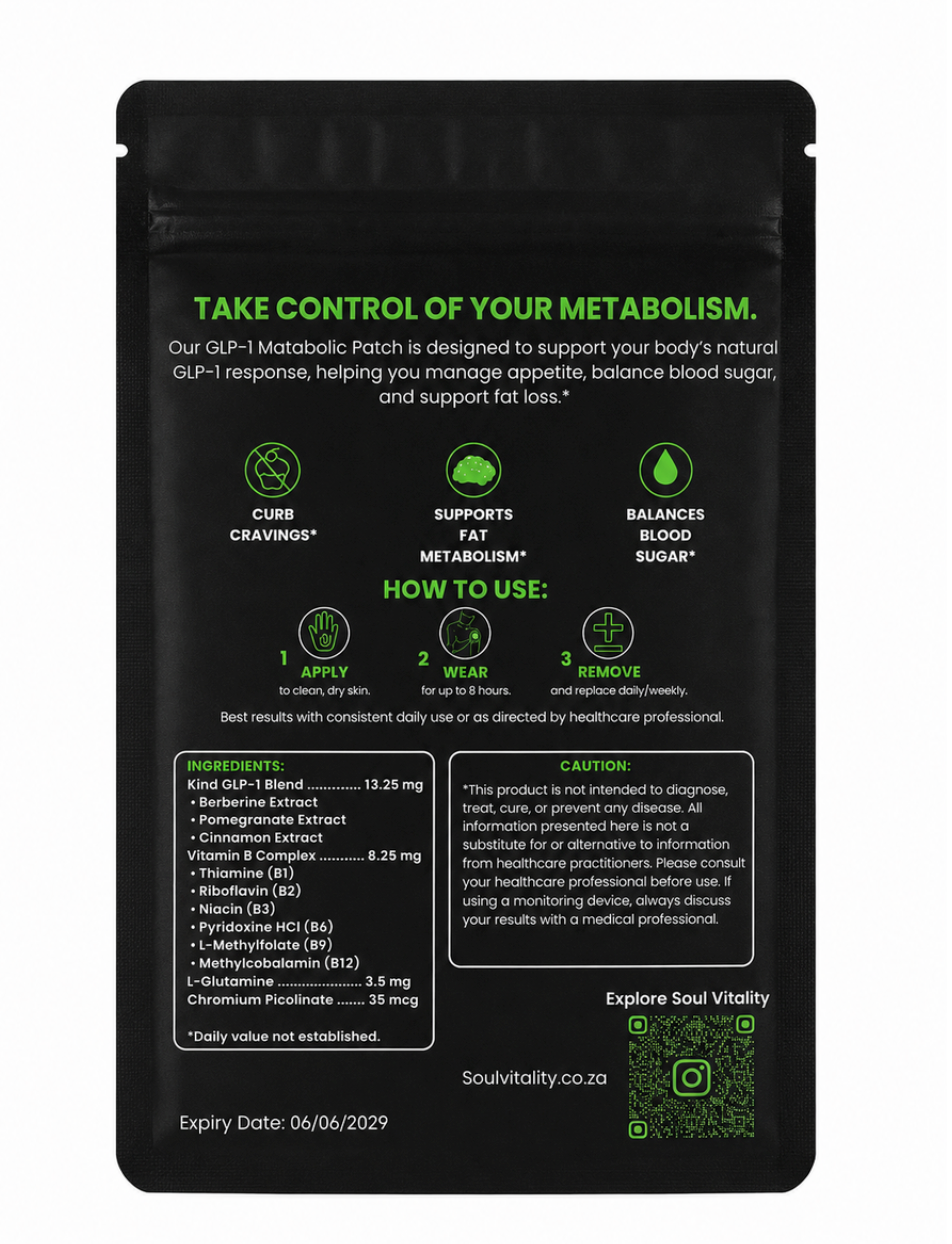 GLP-1 Metabolic Patch 30-Pack