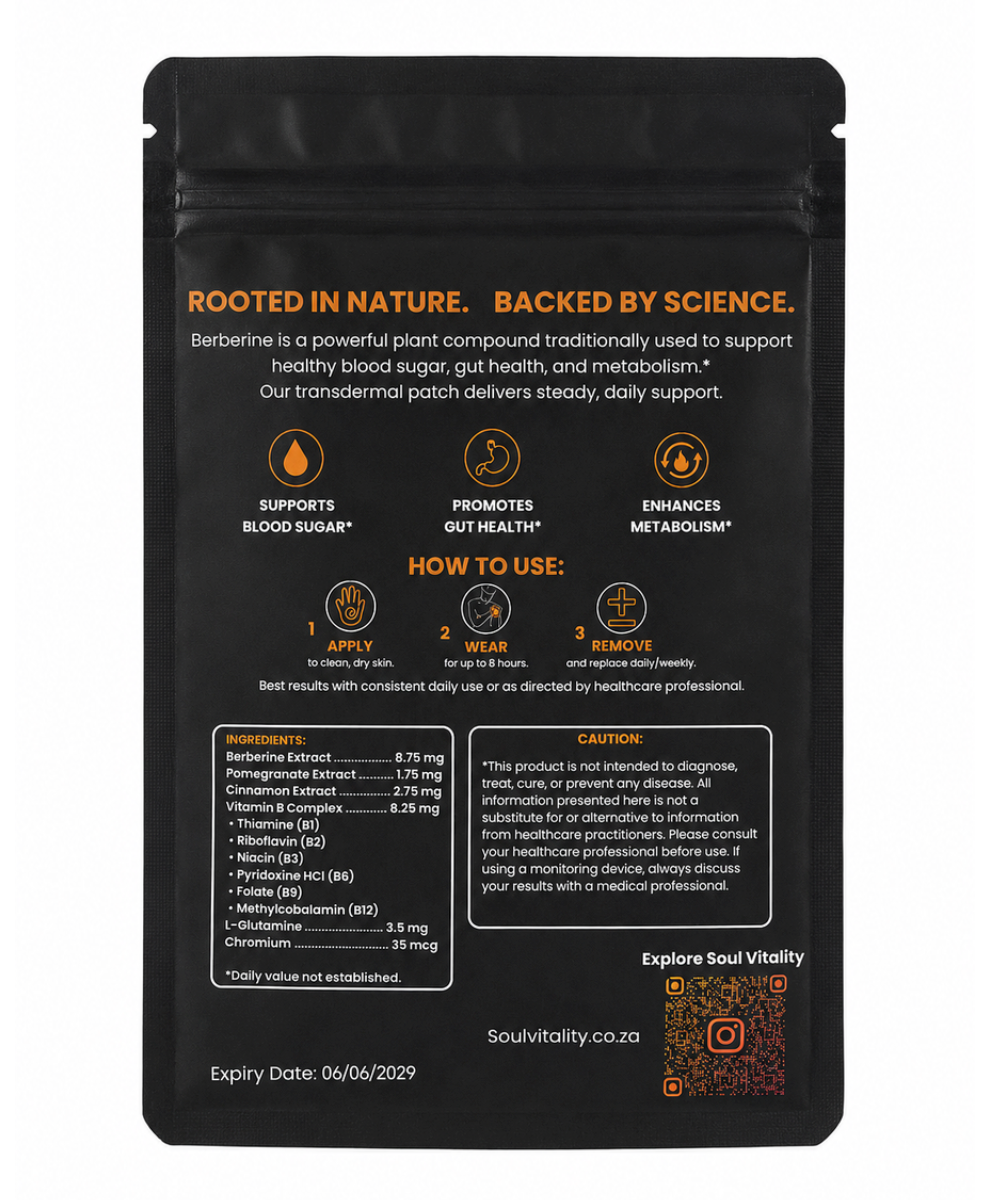 Berberine Metabolic Patch 30-Pack