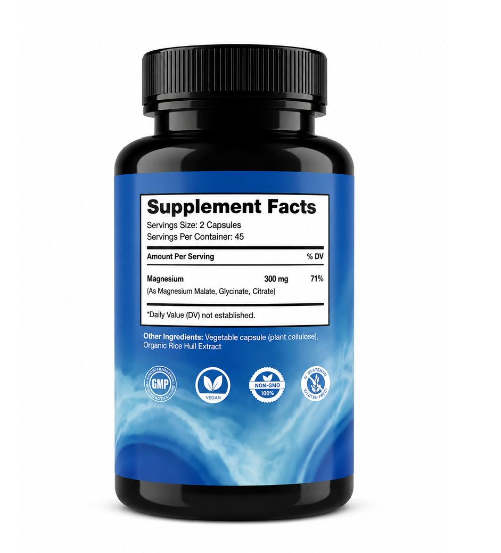 Triple Complex Magnesium 300mg Capsules