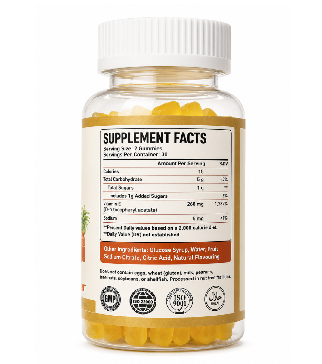 Vitamin E Gummies 268mg (400IU)