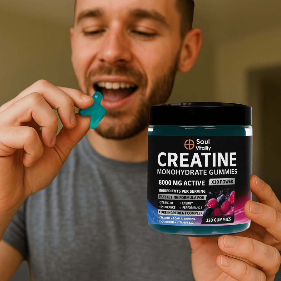 Creatine Monohydrate Gummies – X10 Power (Berry Flavour)