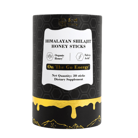 Himalayan Shilajit Honey Sticks – Organic Honey with Pure Himalayan Shilajit & Saffron