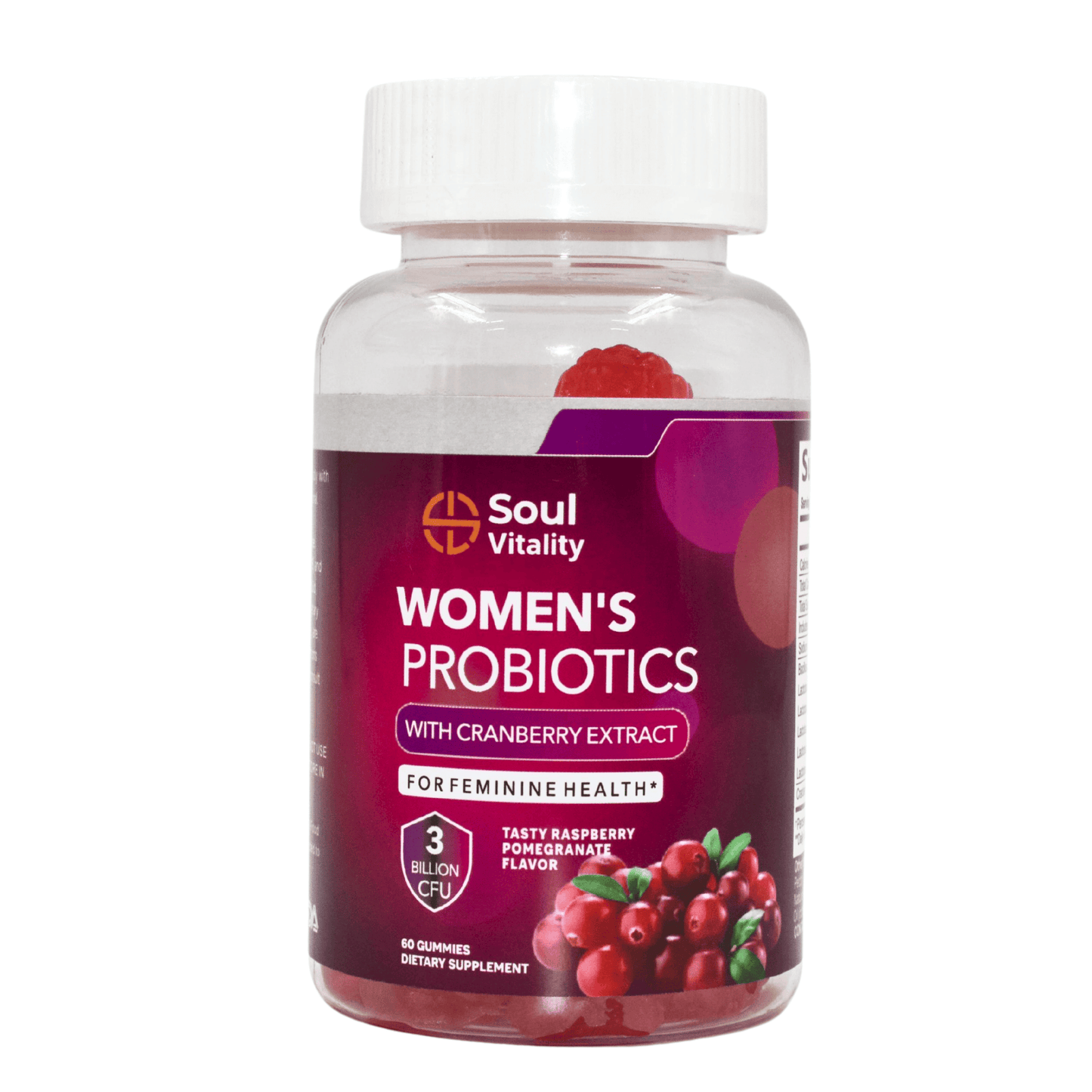 Women’s Probiotics Gummies with Cranberry Extract