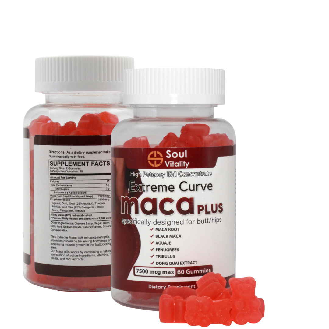 Maca Plus Extreme Curve Gummies - 60 Dietary Gummies