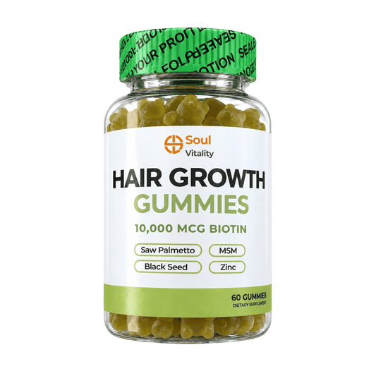 Hair Growth Gummies – 10,000 mcg Biotin