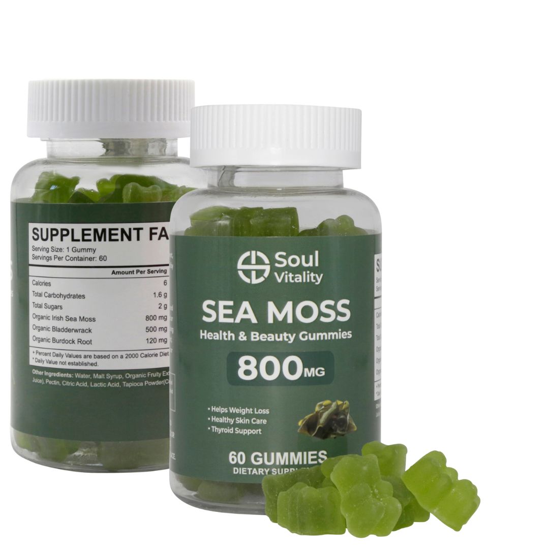 Sea Moss / Health and Beauty 800mg - 60 Dietary Supplement Gummies