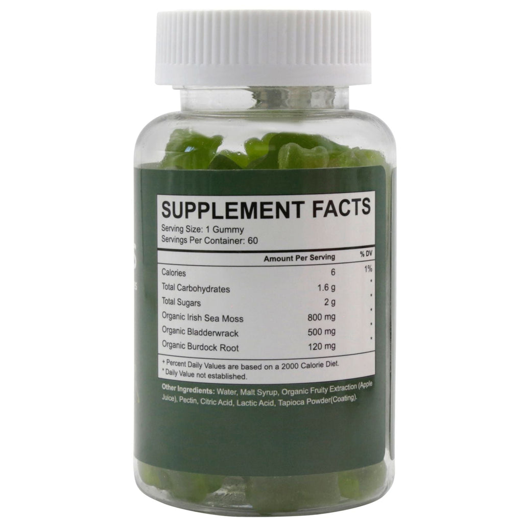 Sea Moss / Health and Beauty 800mg - 60 Dietary Supplement Gummies