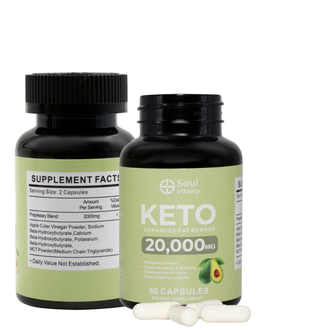 Keto Enhanced Fat Burner 20 000mg - 60 Capsules
