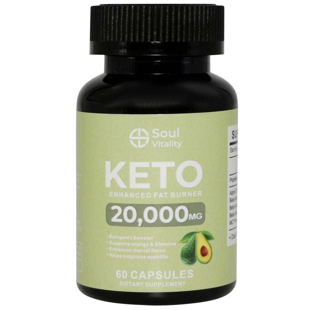 Keto Enhanced Fat Burner 20 000mg - 60 Capsules