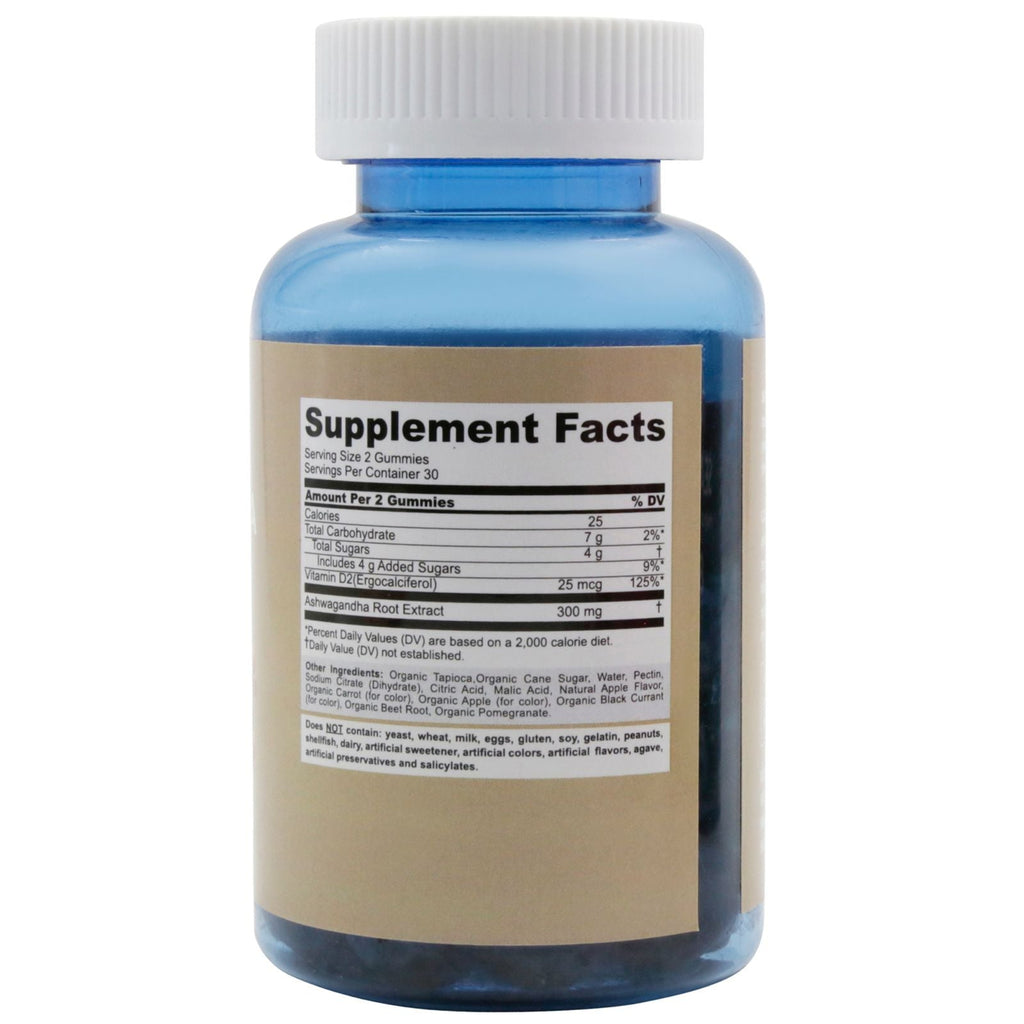 Ashwagandha 300mg - 60 Dietary Supplement Gummies