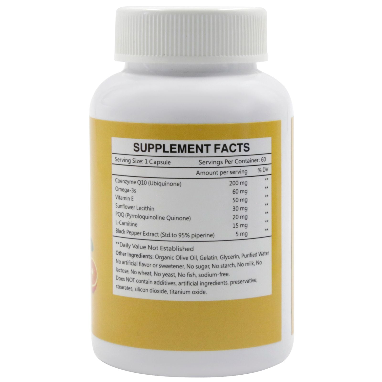 CoQ10 100mg - 60 Dietary Supplement Capsules