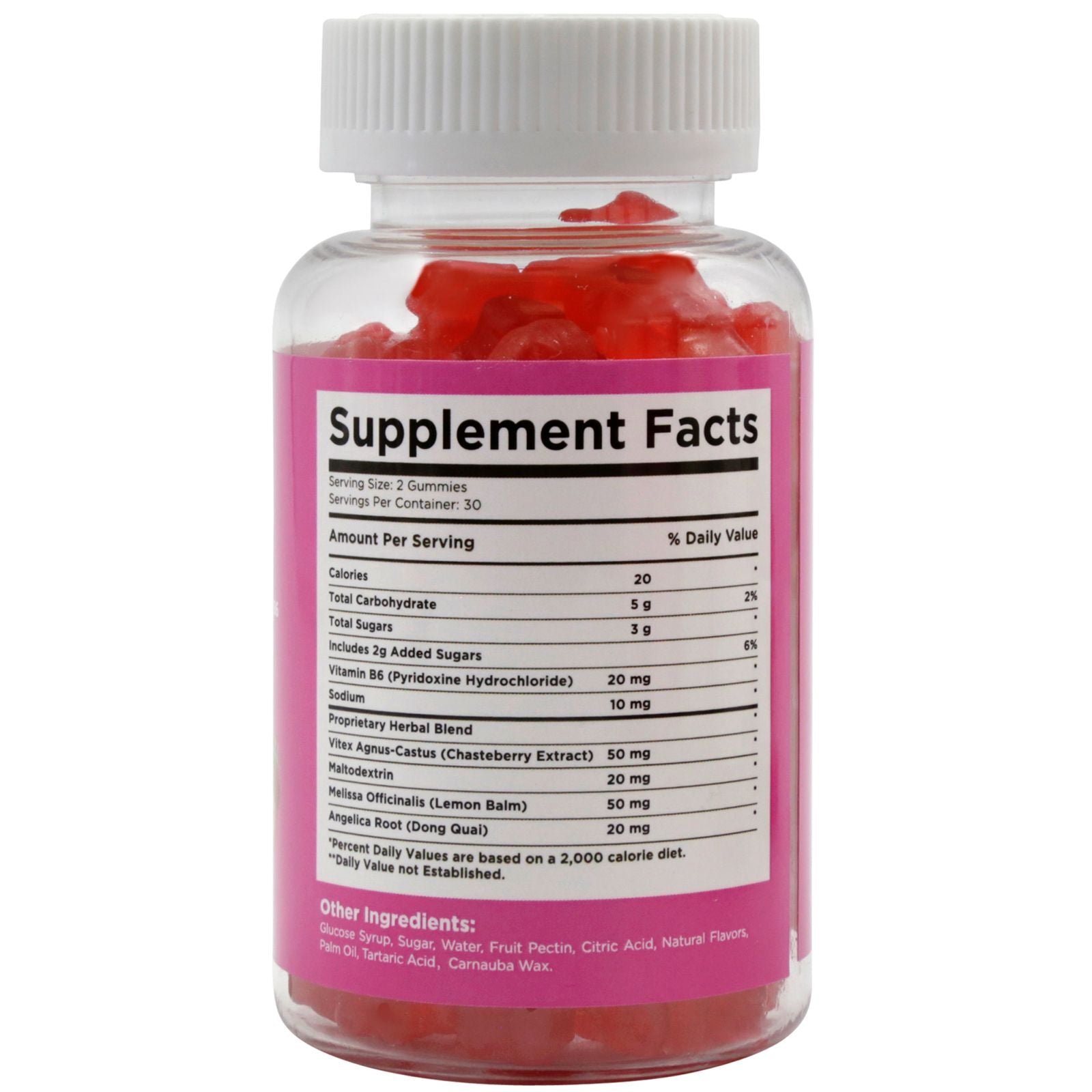 PMS Cramps & Bloating 200mg - 60 Dietary Supplement Gummies