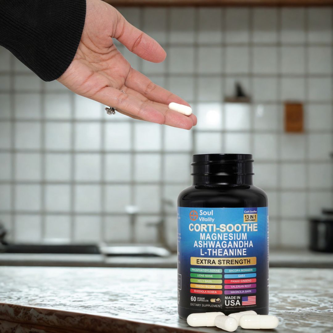 13-in-1 Corti-Soothe Magnesium Ashwagandha Capsules - 60 Capsules