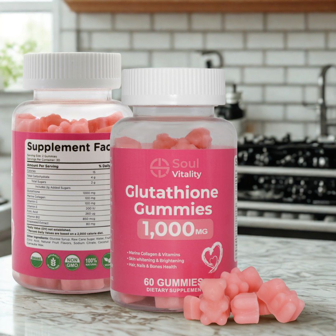 Glutathione Gummies 1000mg - 60 Dietary Supplement Gummies