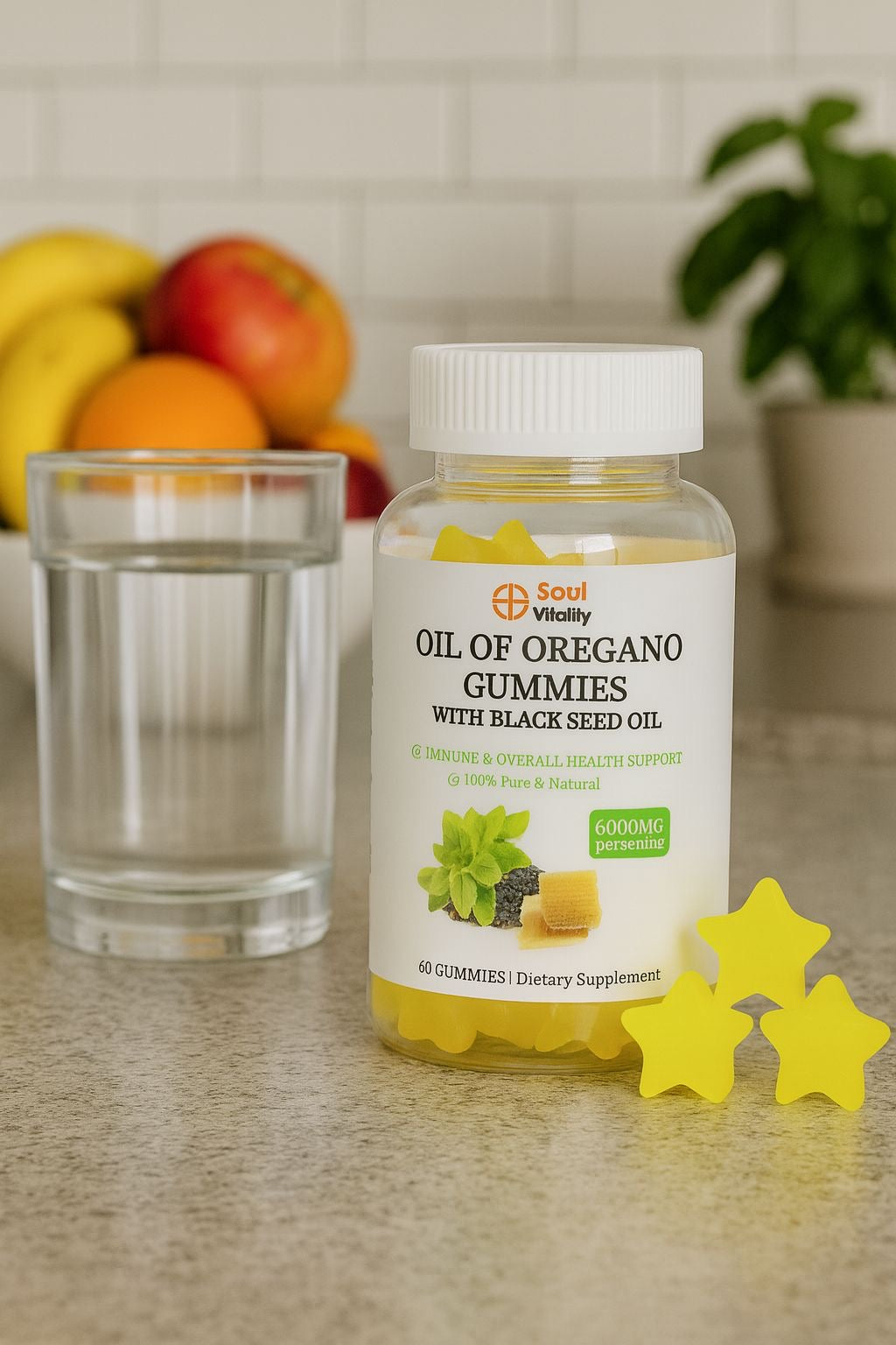Oil of Oregano Gummies with Black Seed Oil & Vitamin D3