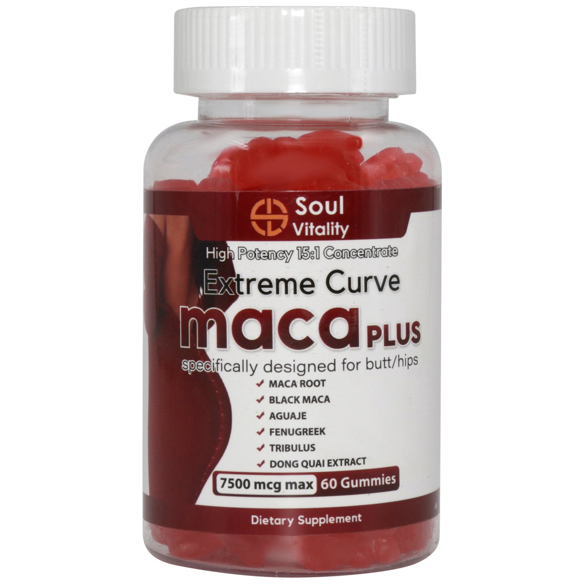 Maca Plus Extreme Curve Gummies - 60 Dietary Gummies